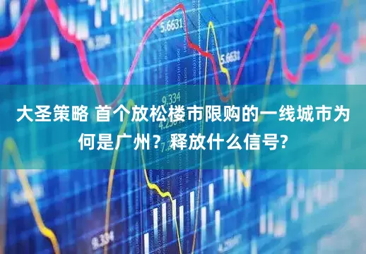 大圣策略 首个放松楼市限购的一线城市为何是广州？释放什么信号?
